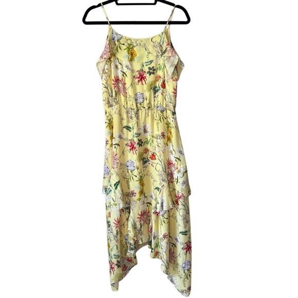 PARKER Vanna Dress in Spring Sangria - Yellow Size Small - Picture 5 of 10